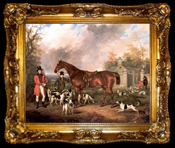 framed  unknow artist Classical hunting fox, Equestrian and Beautiful Horses, 04., ta009-2